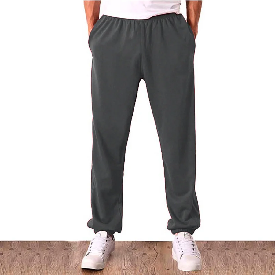 

Pants Solid Baggy Loose Elastic Pants Pencil Sweatpants Casual Men's Trousers Joggers Plus Size Men Clothing Streetwear Pants
