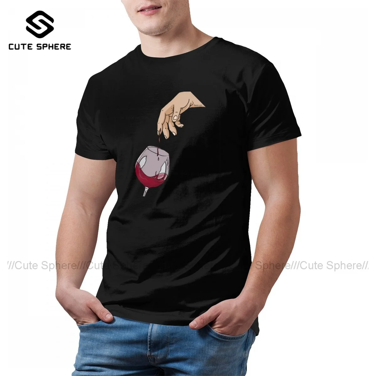

Wine T Shirt Mens Awesome 100 Cotton Printed Tee Shirt Short Sleeves Streetwear Tshirt 4xl