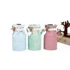 Модная металлическая ваза для цветов, винтажный кувшин, ваза, домашнее украшение для гостиной, Креативный цветочный горшок