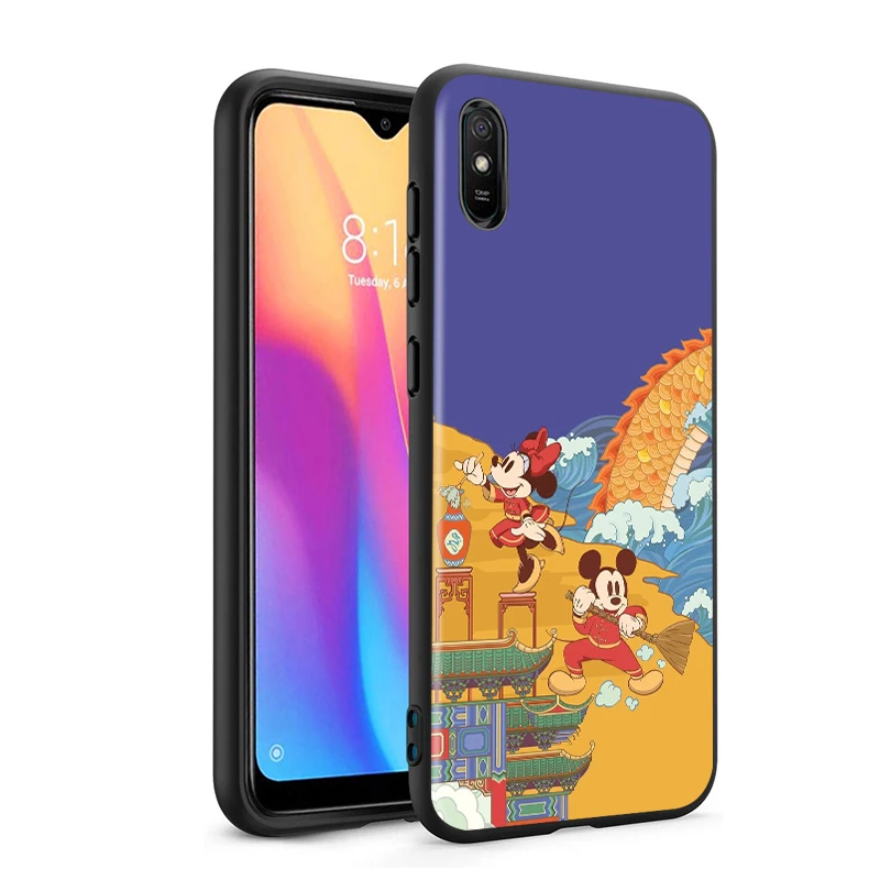 

Festival Mickey Disney for Xiaomi Redmi 10X Pro 9C 9A 9T 9 GO K40 K30 Ultra K20 8 7 S2 6 5 4X Pro Soft Black Phone Case