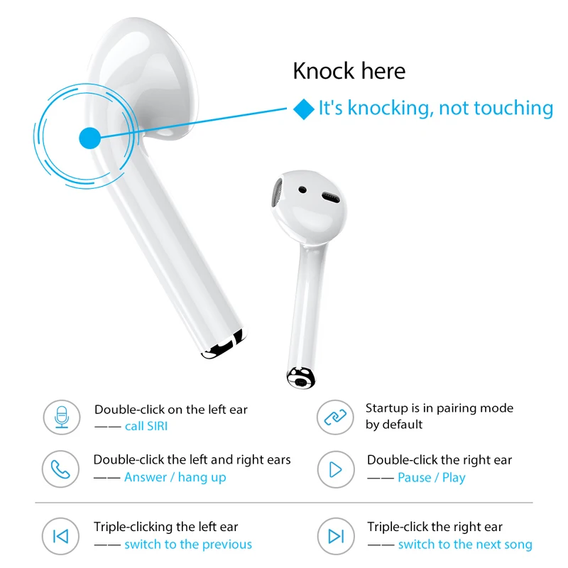 TWS-наушники KINGSTAR 2 в 1 с поддержкой Bluetooth и шагомером | Электроника
