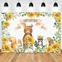 yeele animals baby birthday party portrait cloth photography backgrounds customized photographic backdrops for photo studio