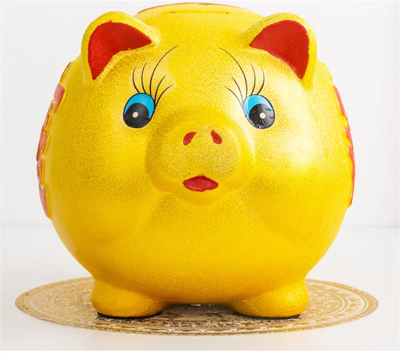 

Large Coin Money Box Bank Secret Adult Kids Cute Hidden Safe Ceramic Pig Piggy Bank Paper Money Spaarpot Home Decoration DG50MB