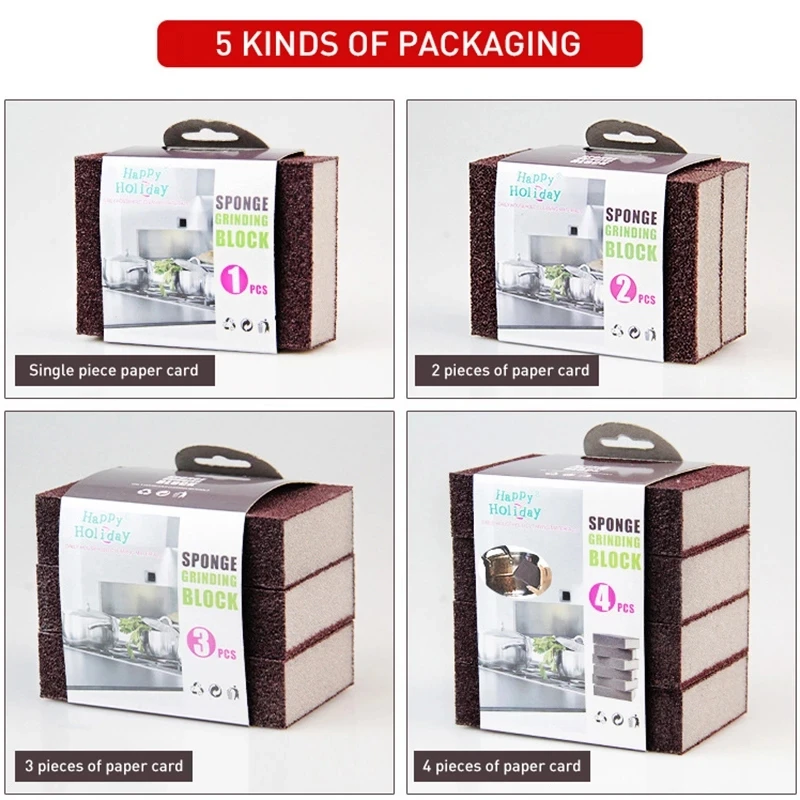 

Sponge Magic Sponge Cleaning Cotton Gadget For Removing Rust Kitchen Accessories Descaling Clean Rub Pot Kitchen Tool