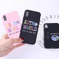 Phone Case For iPhone Pro Max Max Plus Case AstroWorld Candy Color For iPhone 2020 Soft Silicone Cover