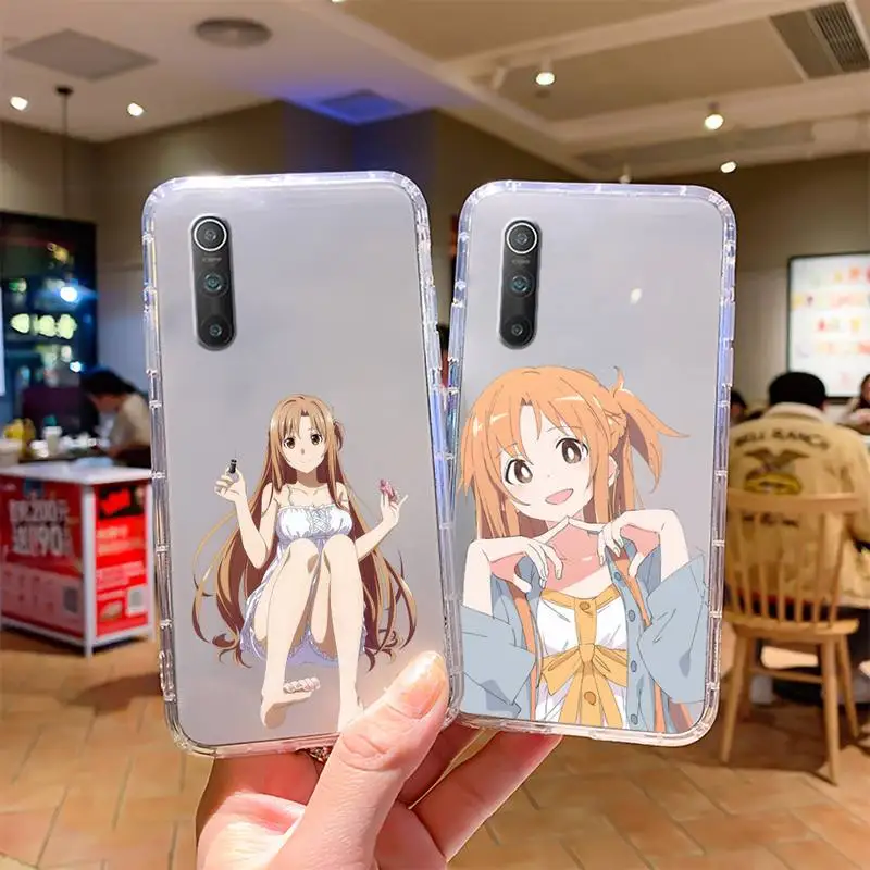 

Yuuki Asuna Sword Art Online Phone Case For Samsung s7 s8 s9 s10 s20 s4 s5 s6 a71 a21 a20 plus lite edge Fundas Coque