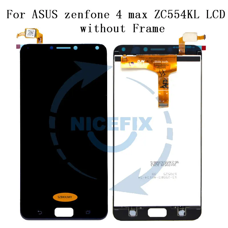 ЖК-дисплей 5 дюйма для ASUS Zenfone 4 Max ZC554KL сенсорный экран с дигитайзером в сборе Для MAX