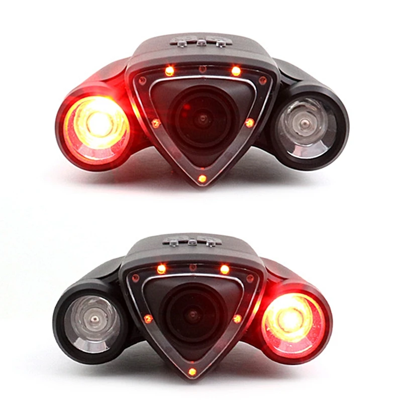 

Bicycle Driving Recorder Camera with Dual Lights Support WIFI Track