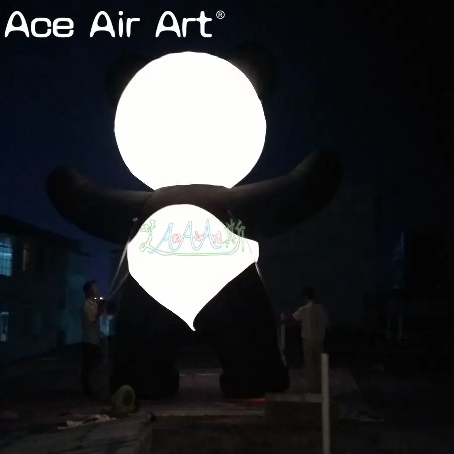 Рекламный надувной продукт мультфильм для улицы со светодиодной подсветкой