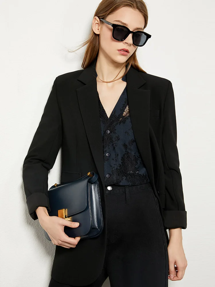 

Amii Minimalism Spring Autumn Fashion Vneck Lace Hollow Sexy Women Shirt Causal OLstyle Full Sleeve Women's Blouse Tops 12040699