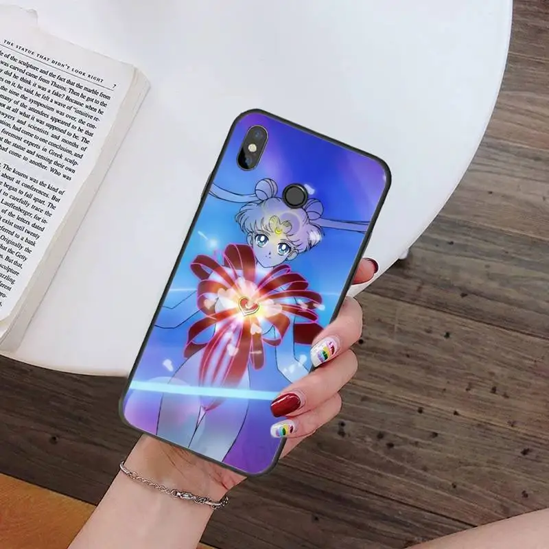 

Sailor Moon amine cute Phone Cases For Xiaomi Redmi 7 9t 9se k20 mi8 max3 lite 9 note 8 9s 10 pro Soft Silicone Shell Cover