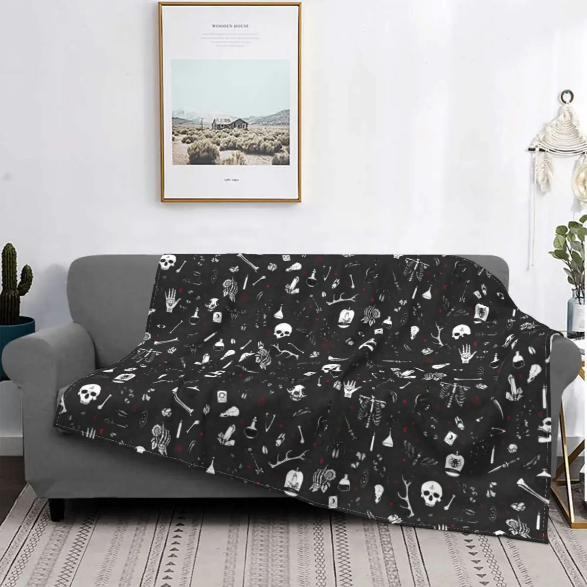 

Manta с принтом bruja negra y roja, для cama colcha, manta a cuadros, Sudadera с капучинатором, funda для детей