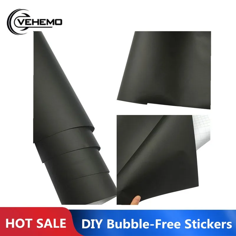 Матовая Черная Виниловая пленка для автомобиля мотоцикла скутера см х 10