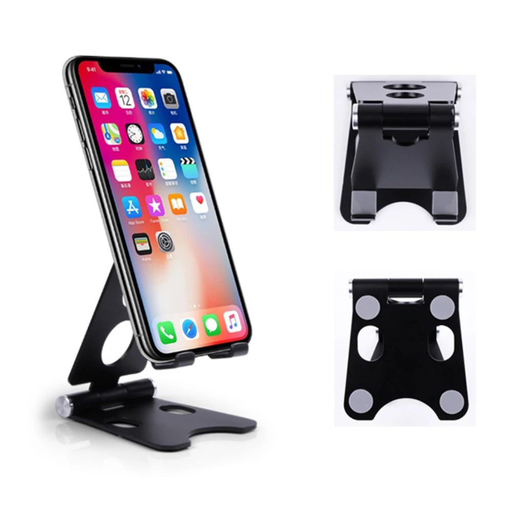 Desktop metal mobile phone holder folding portable for xiaomi 9E Video conferencing online class learning to watch videos | Мобильные