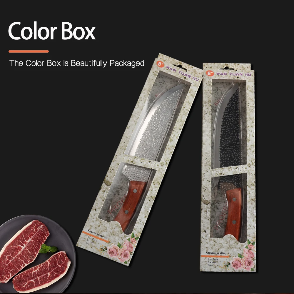 Штамповочные ножи SOWOLL ручной работы кованые нож шеф-повара Клипсы из нержавеющей