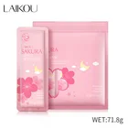 LAIKOU Sakura увлажняющая для сна маска для лица против морщин ночная маска для лица увлажняющая Антивозрастная маска для лица