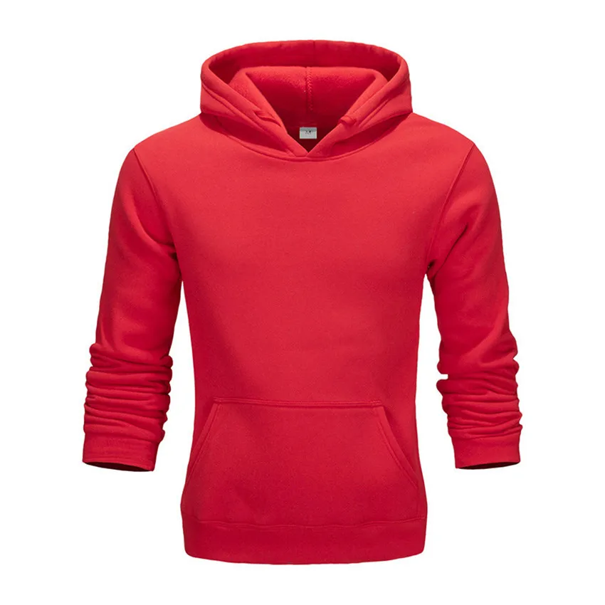 Мужские толстовки с капюшоном повседневные однотонные Кофты для весны и осени