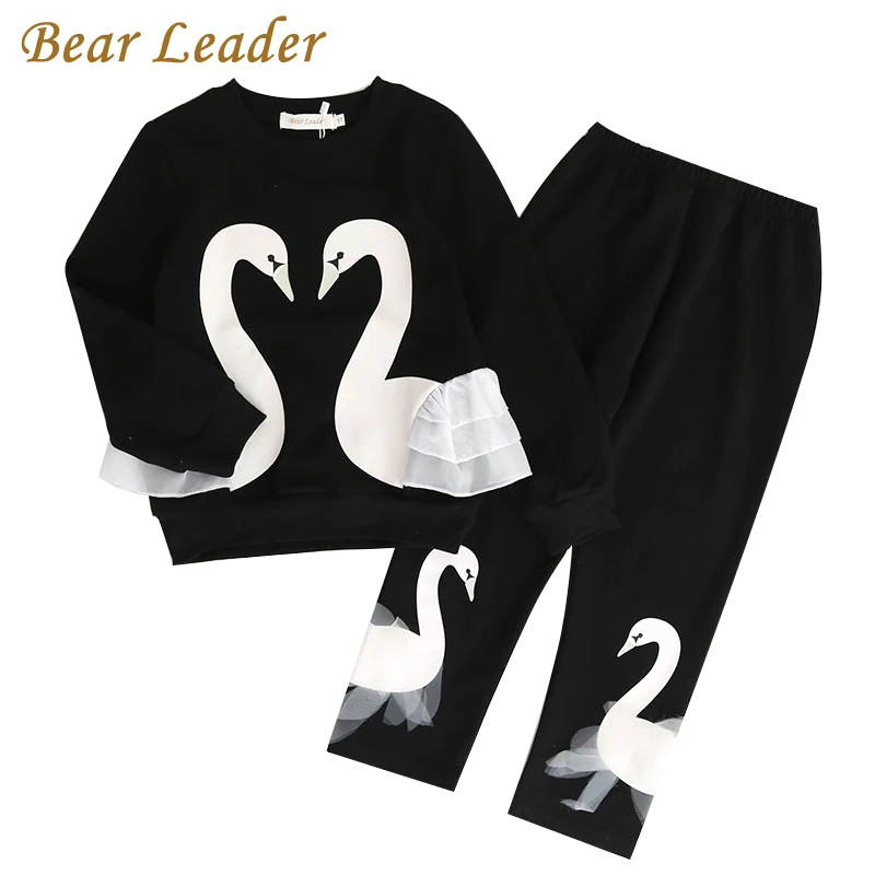 Bear leader/комплекты одежды для девочек новые осенние детские костюмы милый