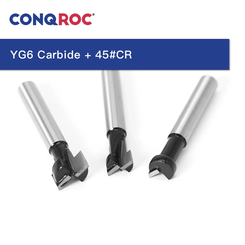 Набор фрез для резки комплект из 3 Т образных насадок с отверстием под ключ 6 мм