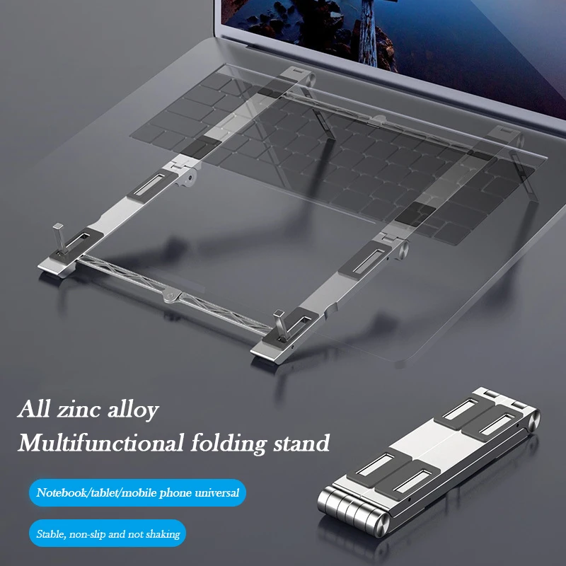 

Эргономичная подставка для ноутбука и планшета, Складная портативная Регулируемая подставка для ноутбука, подставка для компьютера, ноутб...