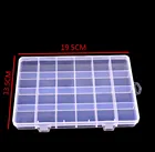 1 шт. квадратный прозрачный пластиковый ящик для хранения Чехол 1024 Слот Размер можно регулировать для Pils шарики ювелирных изделий серьги чехол Organizer45 #