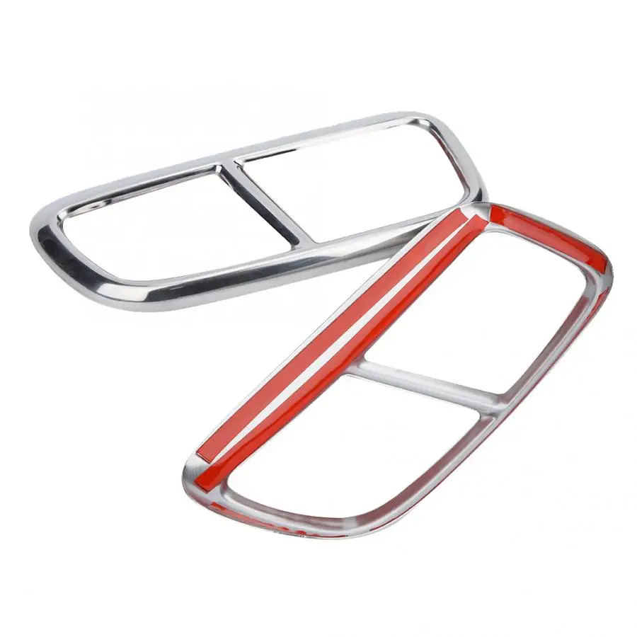 2 шт. накладка из алюминиевого сплава 4 выхлопных глушителя | Автомобили и