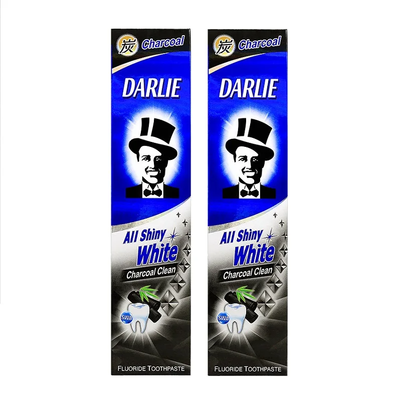 [2 шт.] блестящая белая зубная паста darlie 140 г | Красота и здоровье