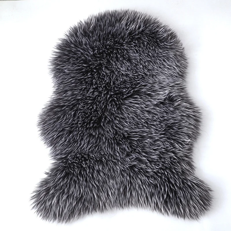 Мягкий ковер из искусственной овчины для стула искусственная шерсть теплые