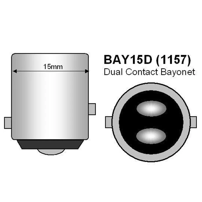 GUANGJI 2 Шт 1157 P21/5 Вт BAY15D Canbus супер яркий 2000Lm светодиодный автомобильный сигнальный