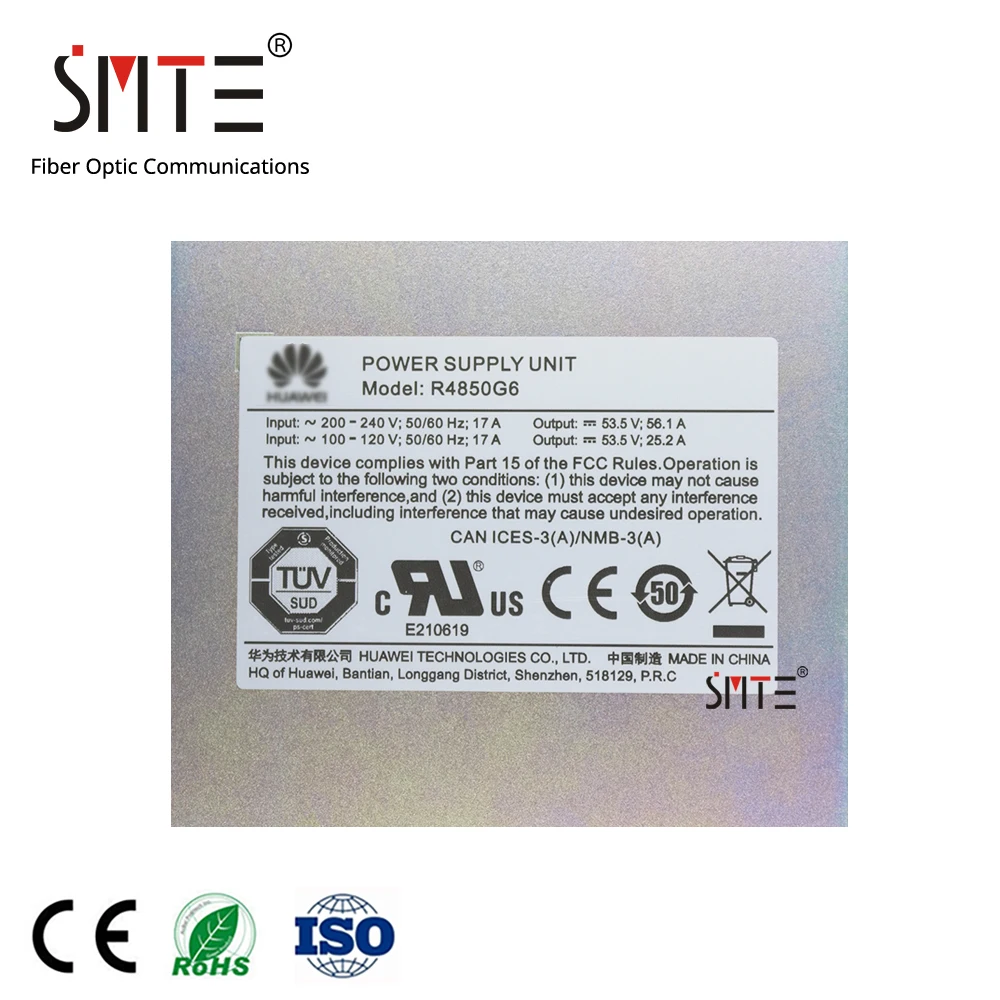 R4850G6 1U 3000 Вт высокоэффективный выпрямитель для HUAWEI ETP48100-B1 модуль питания для MA5680T 48V50A