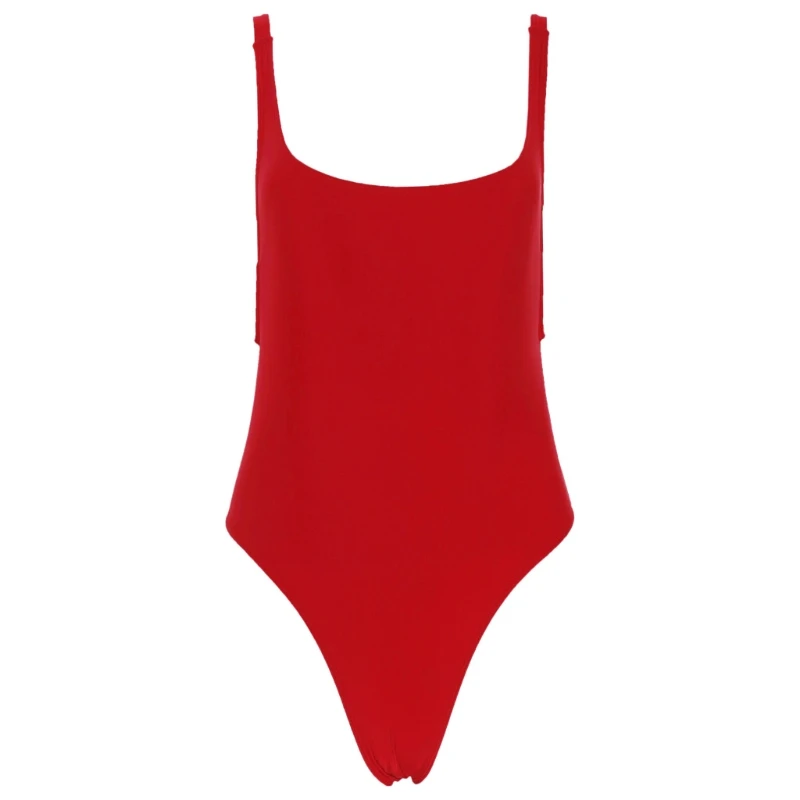 Женский сексуальный слитный купальник пуш-ап с открытой спиной однотонный