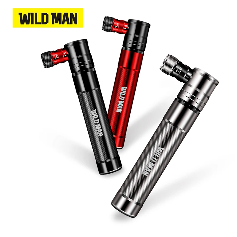 Велосипедный насос WILD MAN ручной для накачки шин 100 фунт/кв. Дюйм|Велосипедные