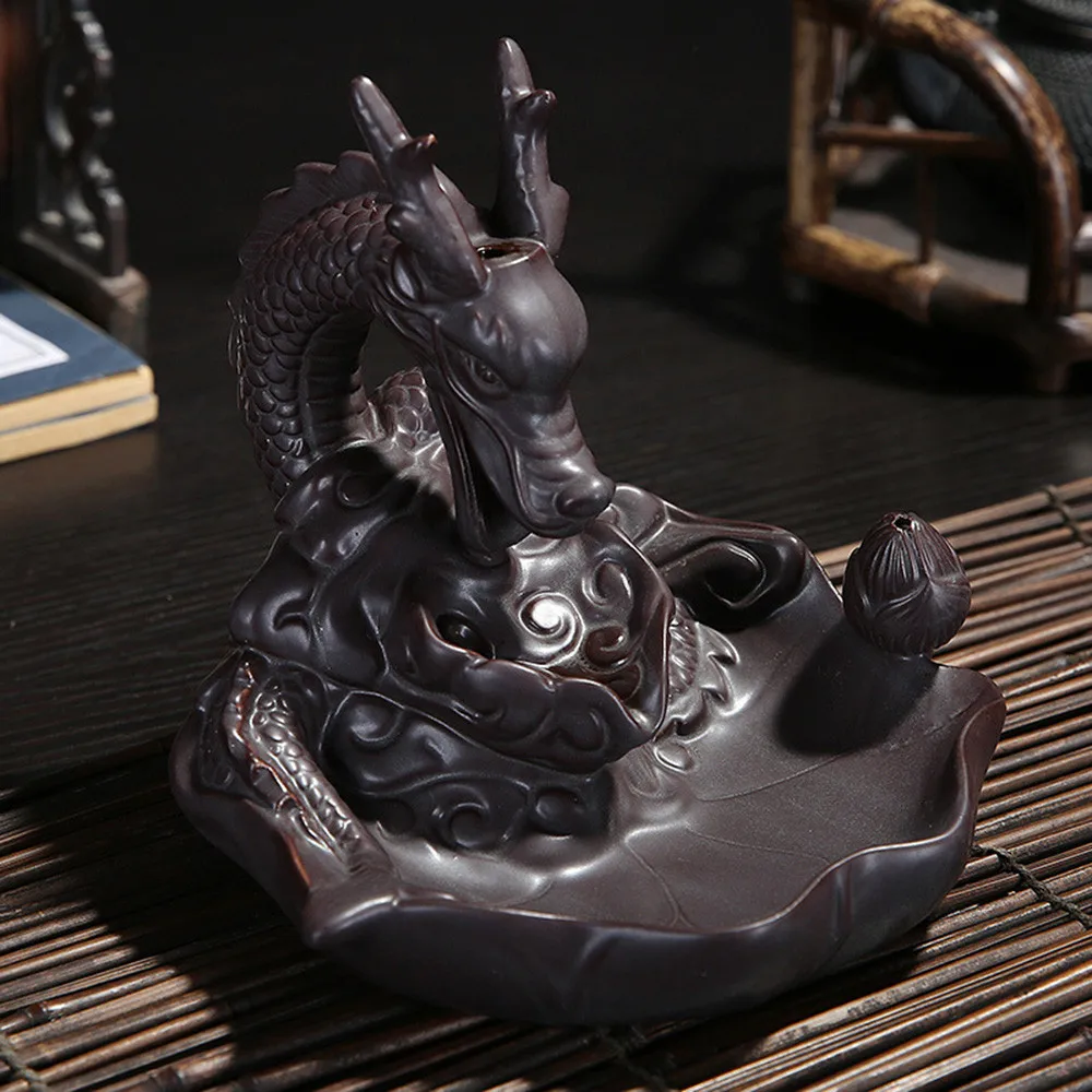 1 шт. ладан База Ретро ручной работы Фарфор керамический обратный поток горелка