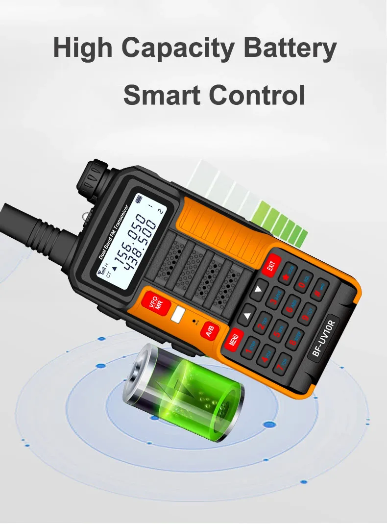 2022 BAOFENG 10 Вт профессиональная портативная рация UV-10R 80 км 128 каналов VHF UHF