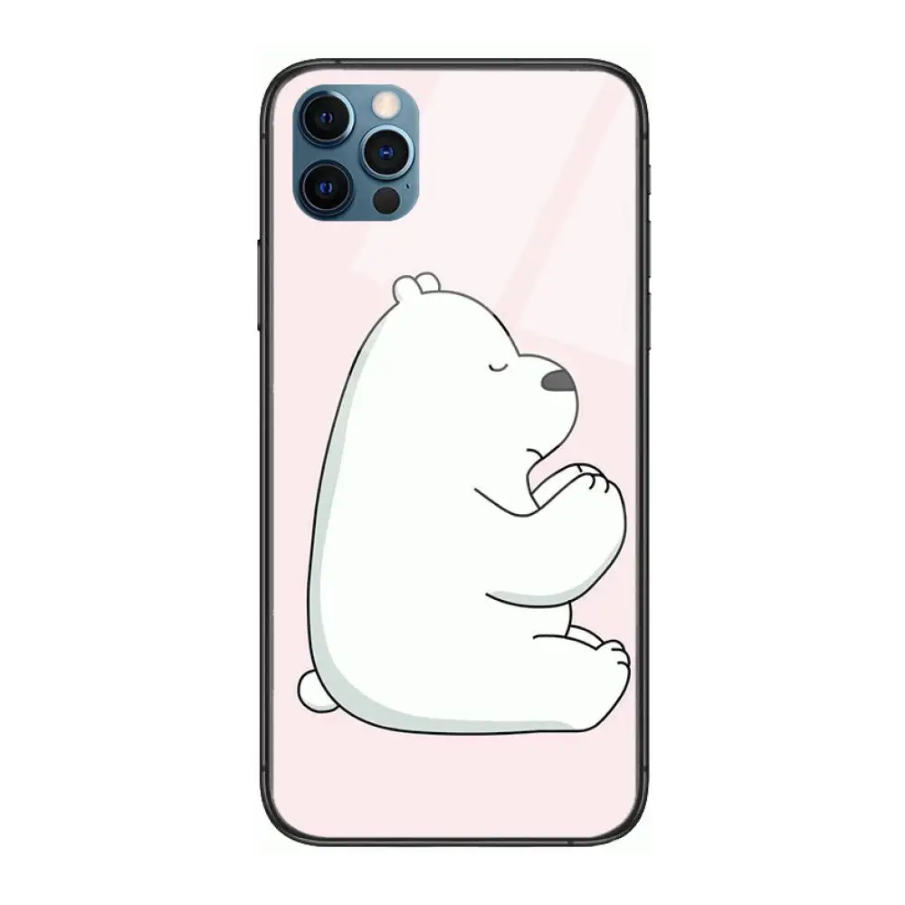 

Cute cartoon panda brown bear polar bear Style Phone Case cover For iphone 12 pro max 11 8 7 6 s XR PLUS X XS SE 2020 mini b