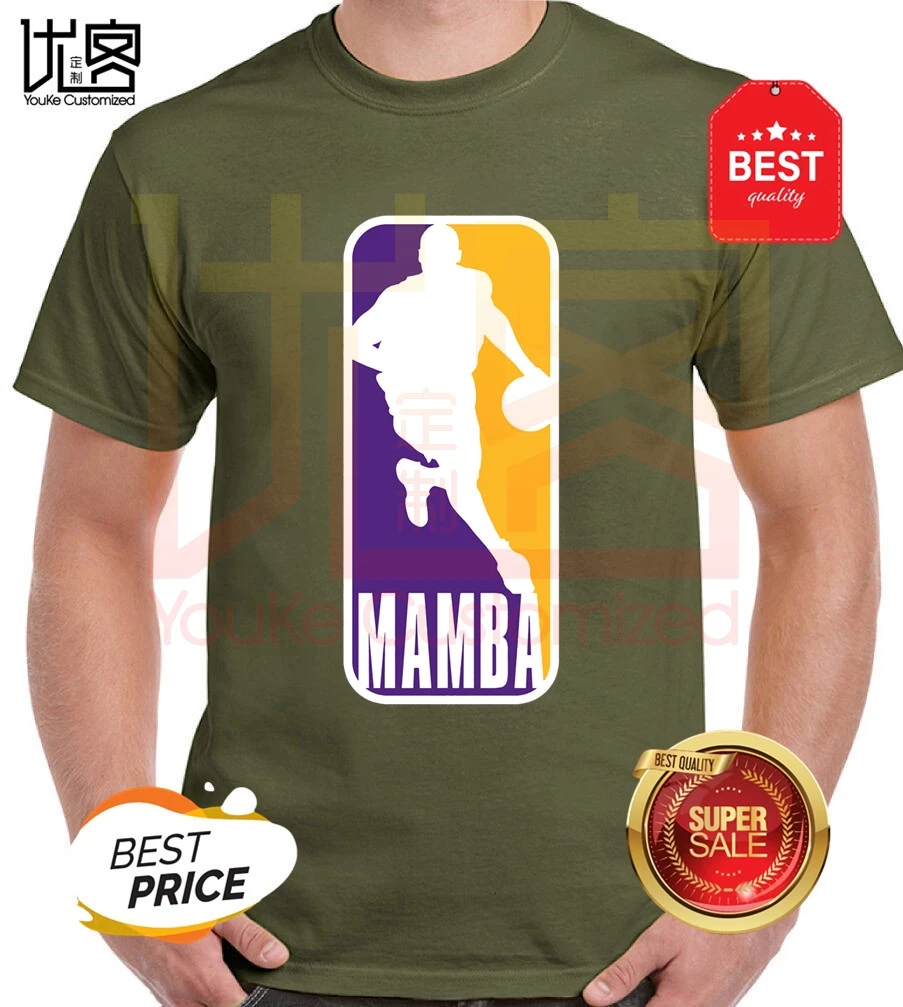 Мужская и женская футболка с короткими рукавами kobe bryant mamba Повседневная круглым