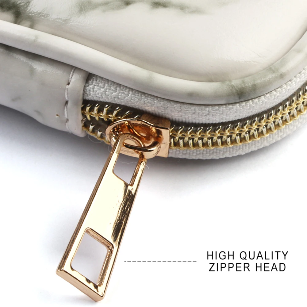 Мраморная косметичка для путешествий водонепроницаемая женская хранения