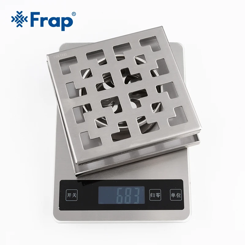 

Frap Floor Drain Shower Bathroom Drain Stopper Floor Cover Anti-odor Washroom Shower Drain Strainer Stainless Steel Drainage