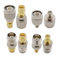 8pcs adapter sma malefemale to tnc malefemale rf coaxial connector straight sma to tnc male plug adapter kits