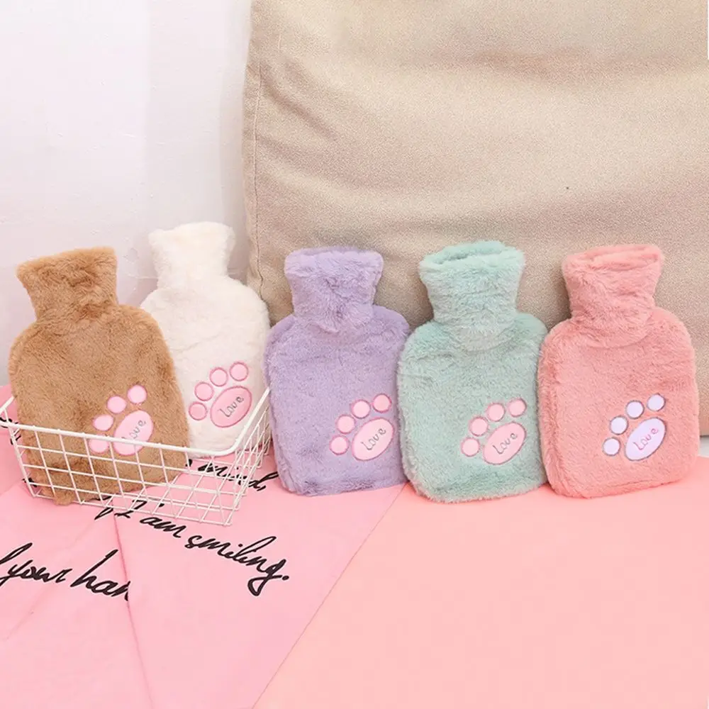 

Hand Feet Warming Portable Handbags Cute Handwarmer Hot Water Bottle Warm Hands Bag Hot Water Bag