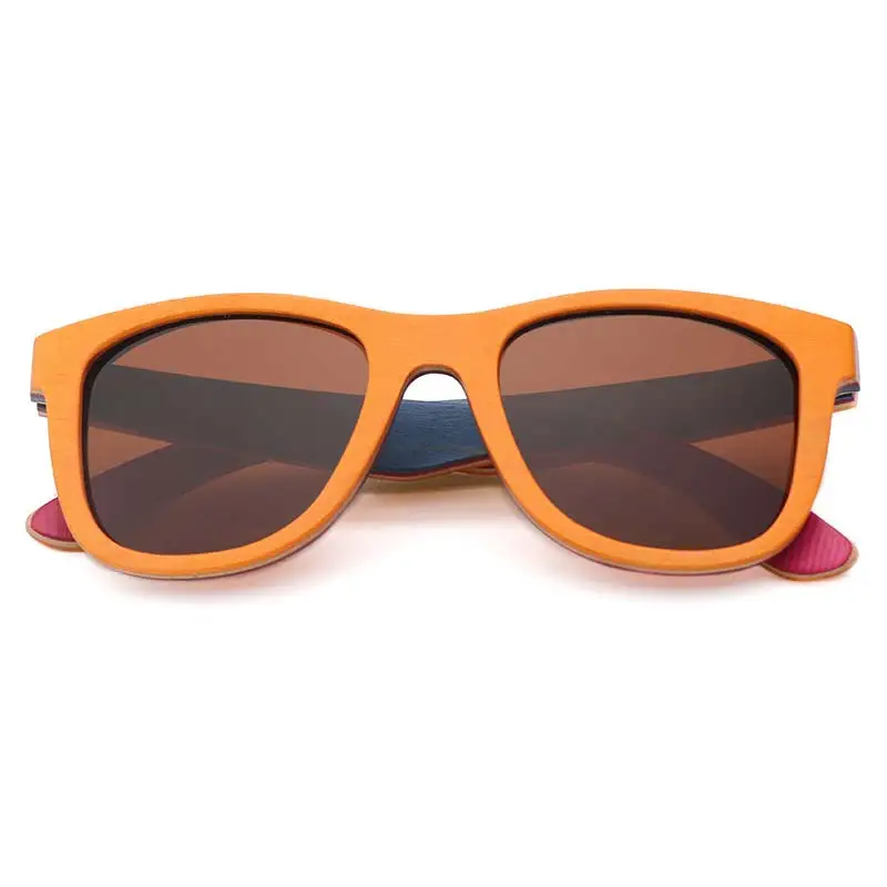 BerWer женские дизайнерские многослойные деревянные солнцезащитные очки для