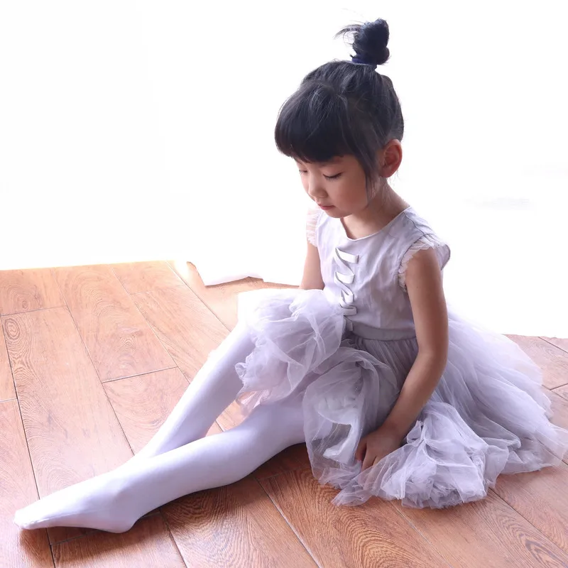 

New Girls White Stockings Knee High Socks Baby Danceing Show Socks Kids White Socks Sports School Skate Children