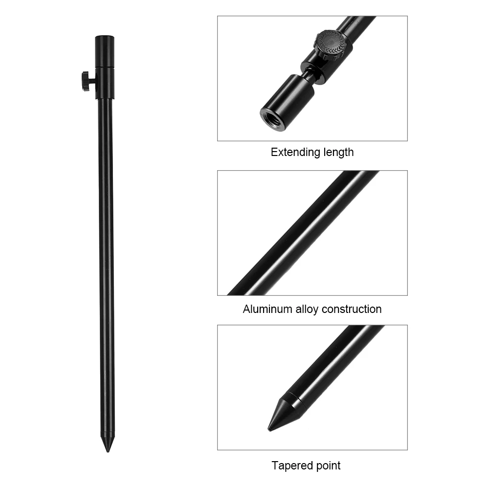 

Fishing Bite Alarms Fishing Bankstick Set Night fishing with Padded Fishing Tool Bag Loud Fishing Bites