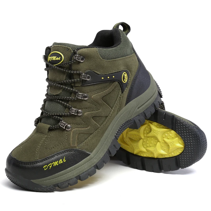Высококачественные мужские зимние повседневные дышащие ботинки армейские для