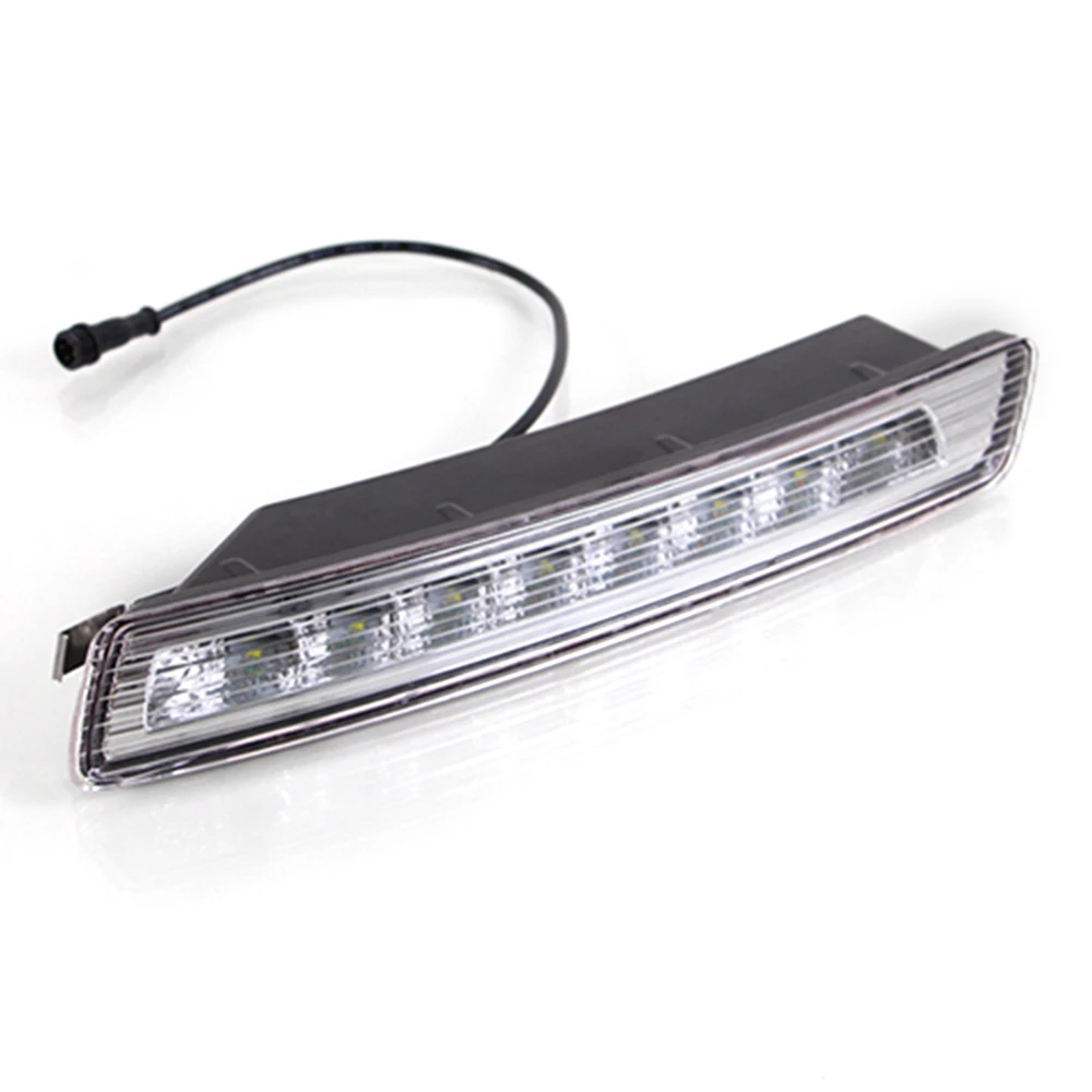 Автомобильная проблесковая 2 шт. DRL светодиодный автомобильные Противотуманные