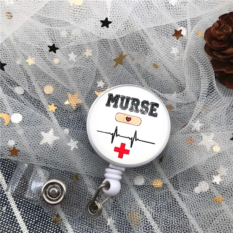 1 шт. стетоскоп доктор студент качество Выдвижной Значок медсестры катушка Зажим