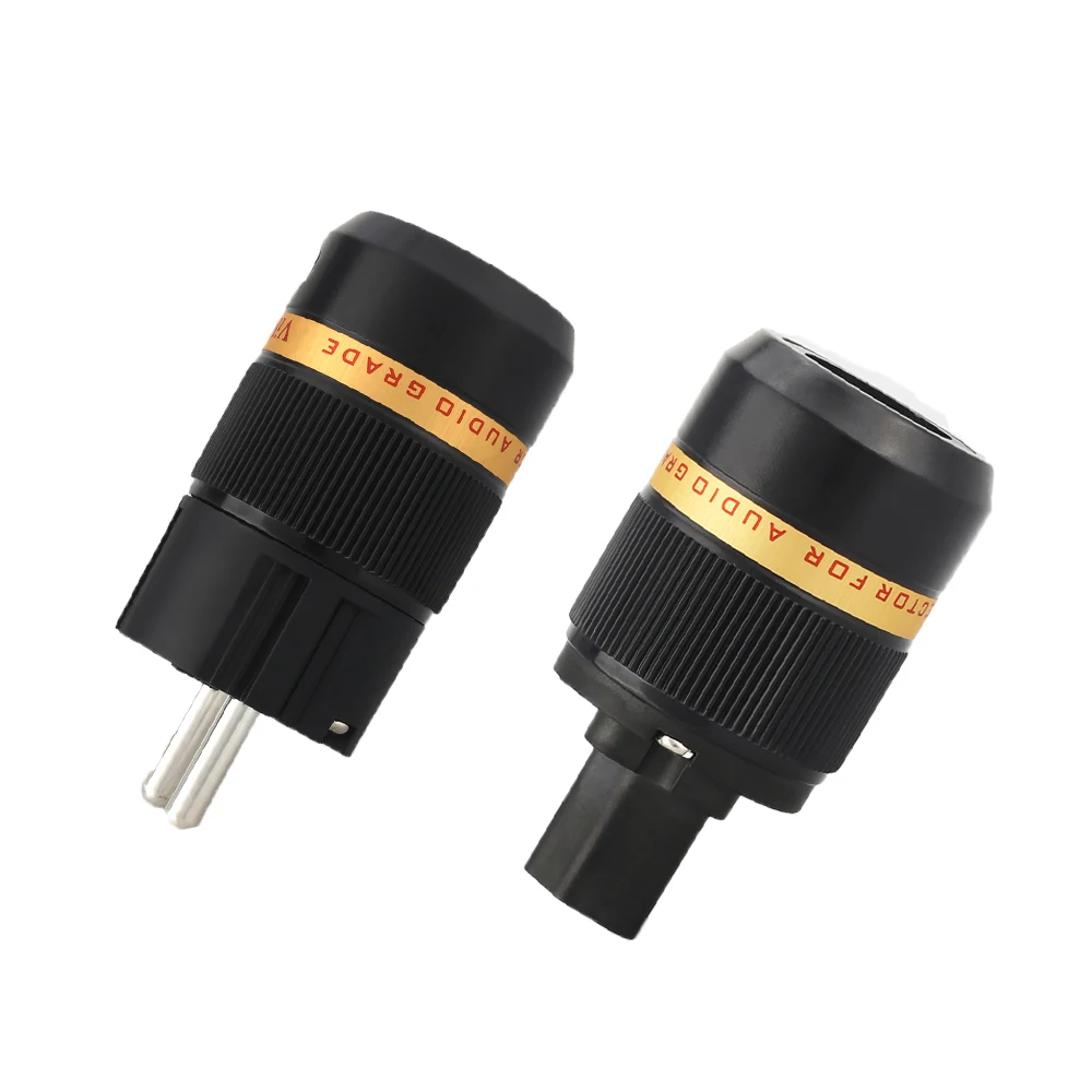 1 пара удлинители для кабеля питания из чистой меди и родиевого покрытия|power cable