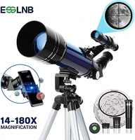 esslnb telescope for kids with phone adapter 70mm beginners telescopes for astronomy with adjustable tripod 3x barlow lens