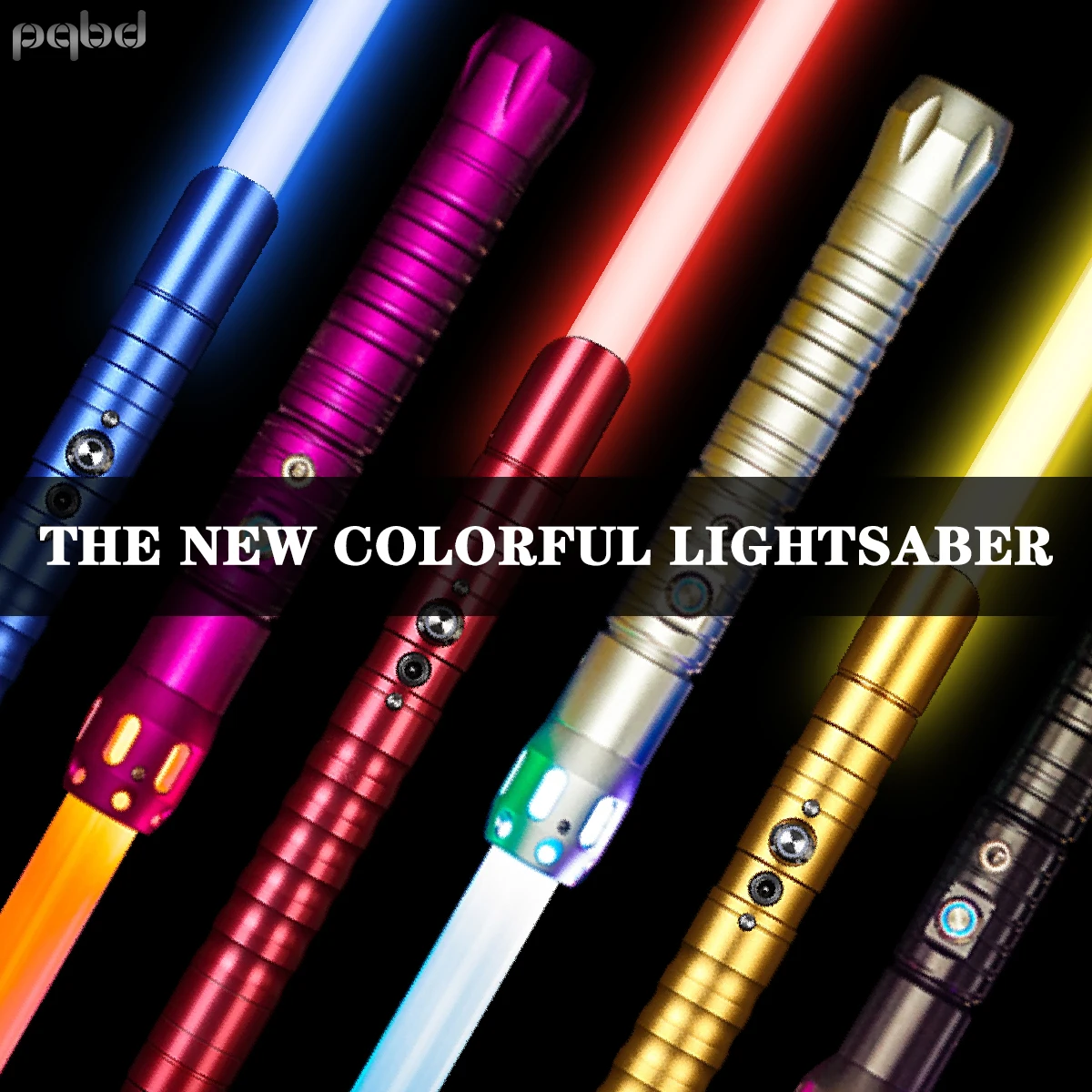 

pqbd The New Laser Sword 7 Original Movie Sound Effects Automatic 11Color Changing Lightsaber FX FOC Lock Up Blaster Toys