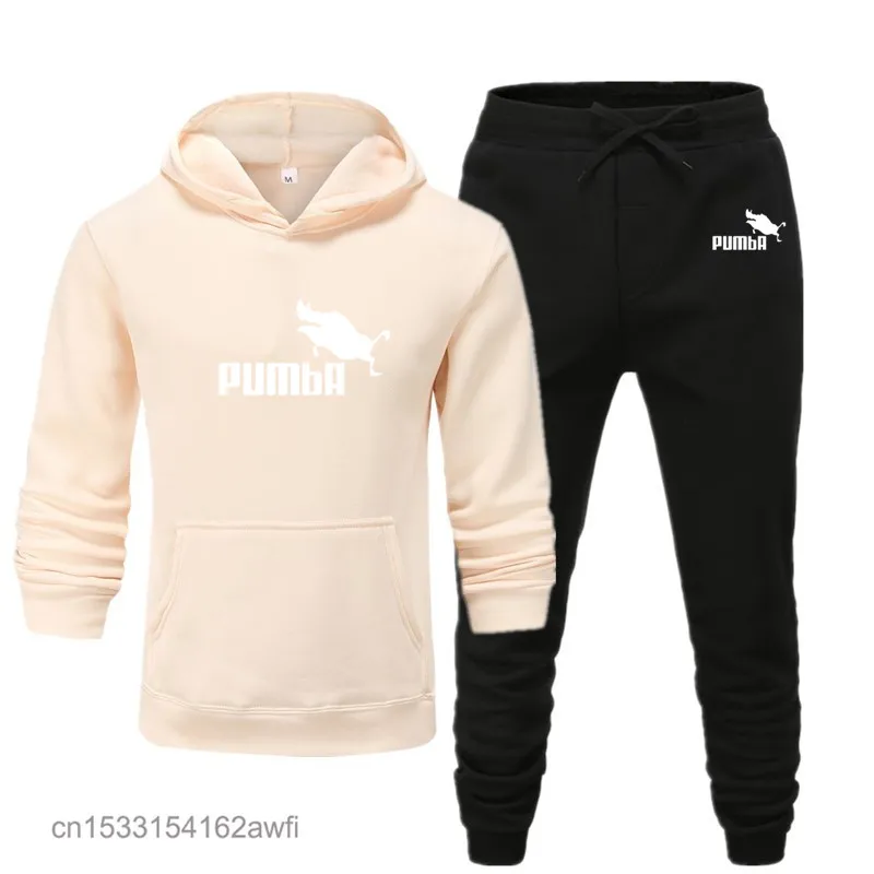 

Hot Brand 2 Pieces Sets Thick Hoodies Tracksuit Men/Women Sportswear Gyms Fitness Training Hoodies Sweatshirts felpe sweat 2021